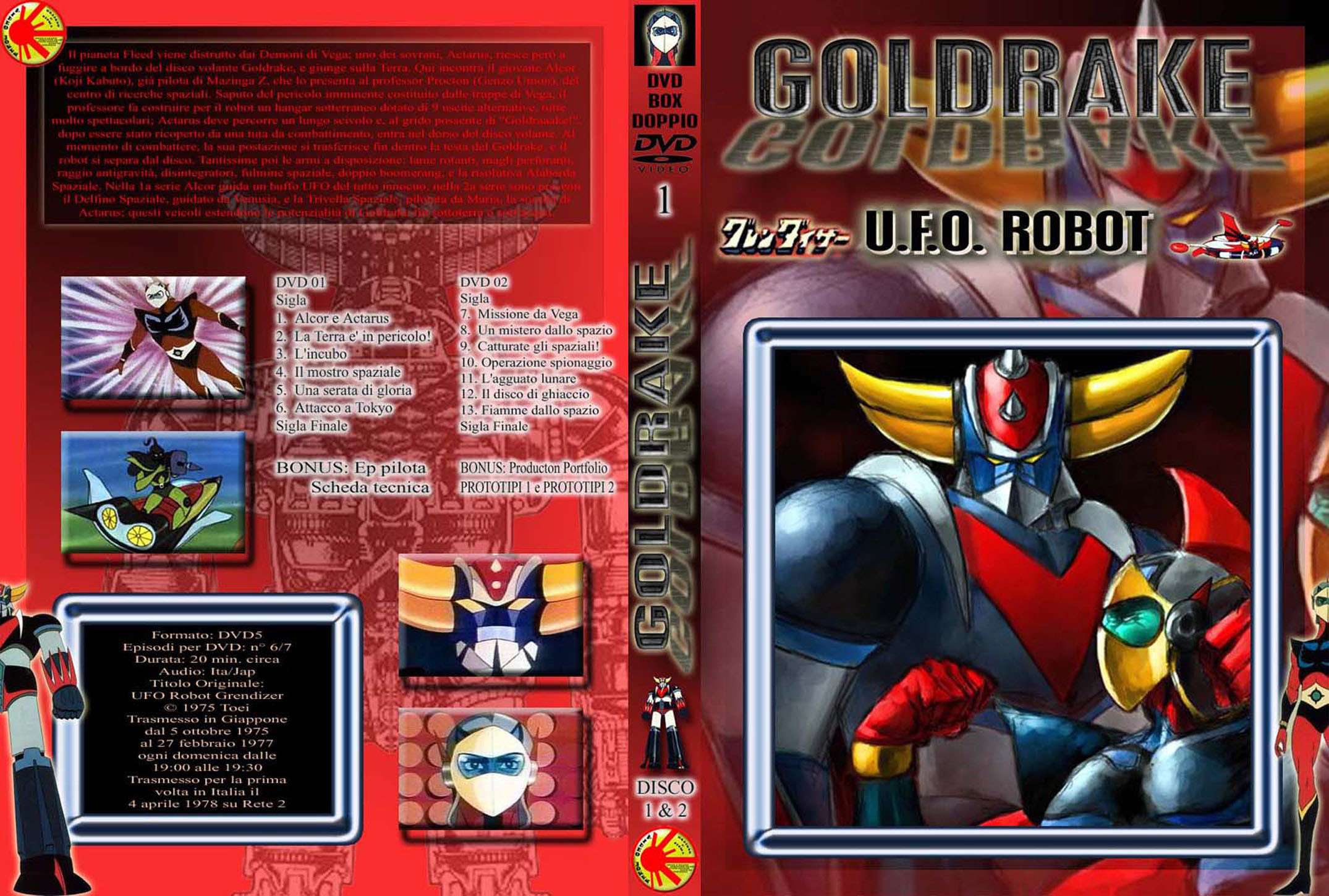 GOLDRAKE U.F.O. ROBOT